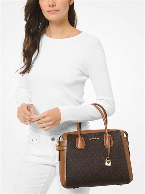 michael kors grayson convertible satchel|Michael Kors mercer belted satchel.